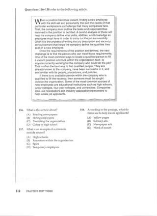 Preparation series for the new toeic 