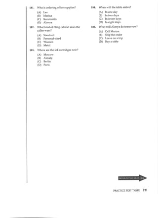 Preparation series for the new toeic 