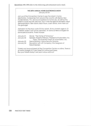 Preparation series for the new toeic 