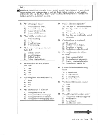 Preparation series for the new toeic 
