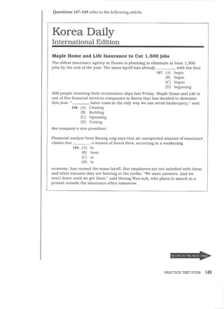 Preparation series for the new toeic 