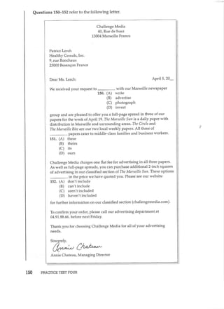 Preparation series for the new toeic 