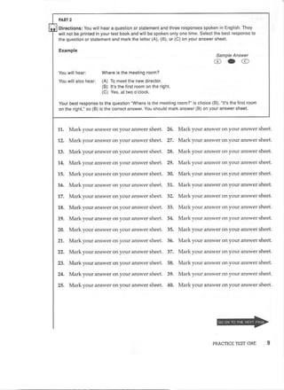 Preparation series for the new toeic 