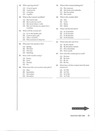 Preparation series for the new toeic 
