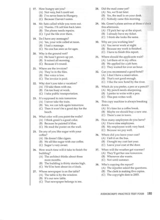 Preparation series for the new toeic 