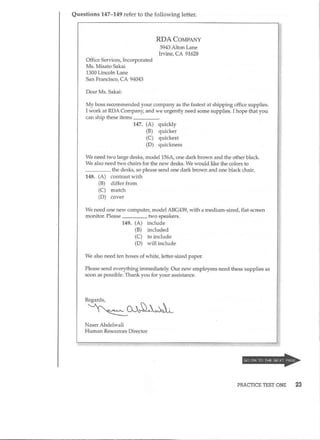 Preparation series for the new toeic 