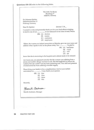 Preparation series for the new toeic 