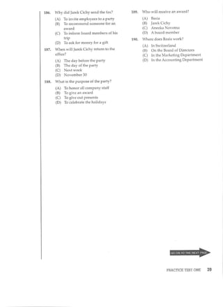 Preparation series for the new toeic 
