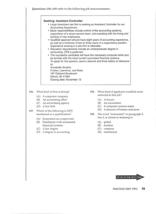 Preparation series for the new toeic 