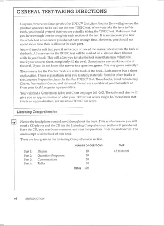 Preparation series for the new toeic 