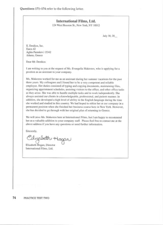 Preparation series for the new toeic 