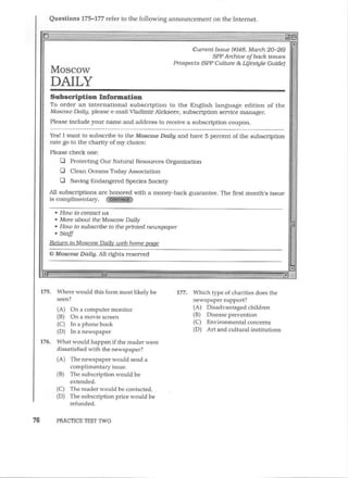 Preparation series for the new toeic 