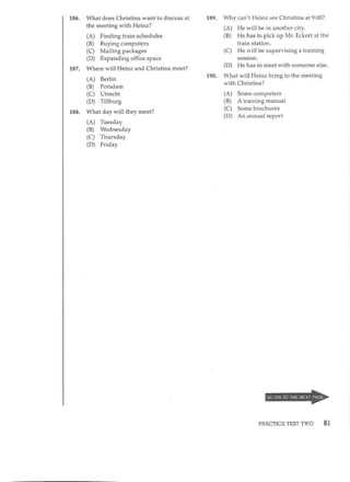 Preparation series for the new toeic 