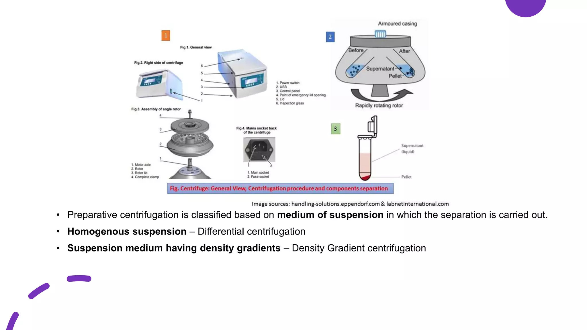 Preparative Rotor Preparative and analytical centrifugation | PPTX