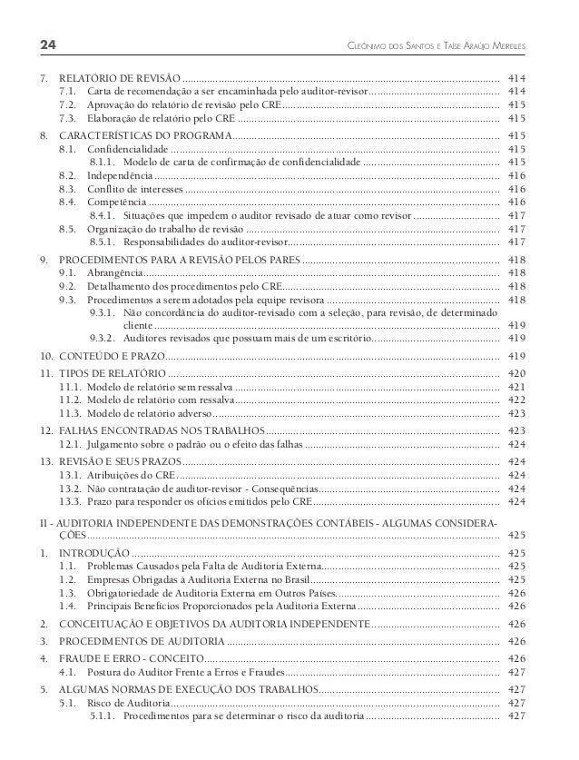 Exame contabilidade e auditoria