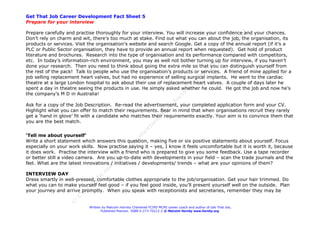 Job Hunting - How to win in your interview