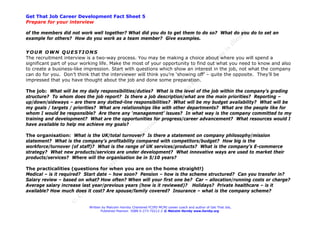 Job Hunting - How to win in your interview