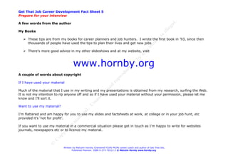 Job Hunting - How to win in your interview