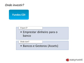 Onde investir? Fundos CDI 