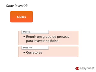 Onde investir? Clubes 