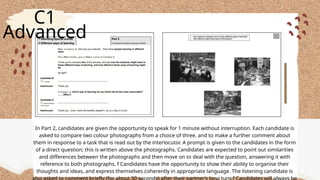 Comprehensive Guide to Cambridge B2 First and C1 Advanced Speaking Exam ...