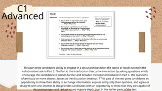 Comprehensive Guide to Cambridge B2 First and C1 Advanced Speaking Exam ...