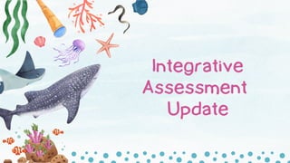 Integrative
Assessment
Update
 