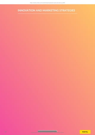 INNOVATION AND MARKETING STRATEGIES
https://clients.mintel.com/content/report/prepared-cake-and-pies-us-2025
76 © 2025 Mintel Group Ltd. All Rights Reserved. Confidential to Mintel.
 