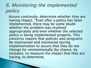 presenttion policy analysis | PPTX