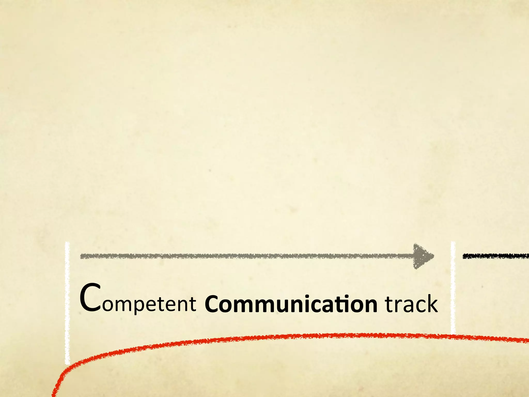 Competent! Communica)on!track
 