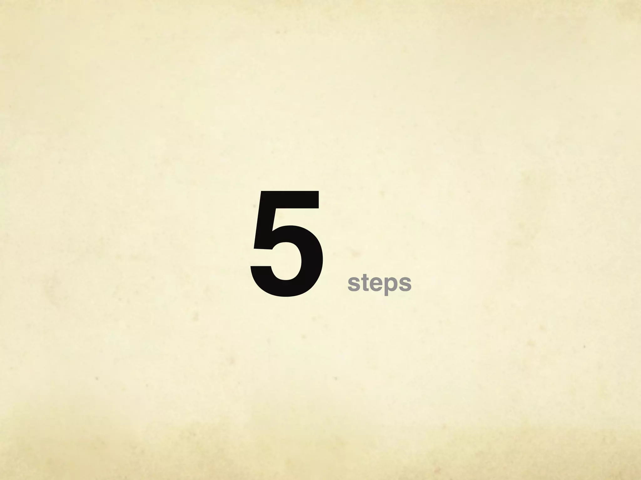 5   steps
 
