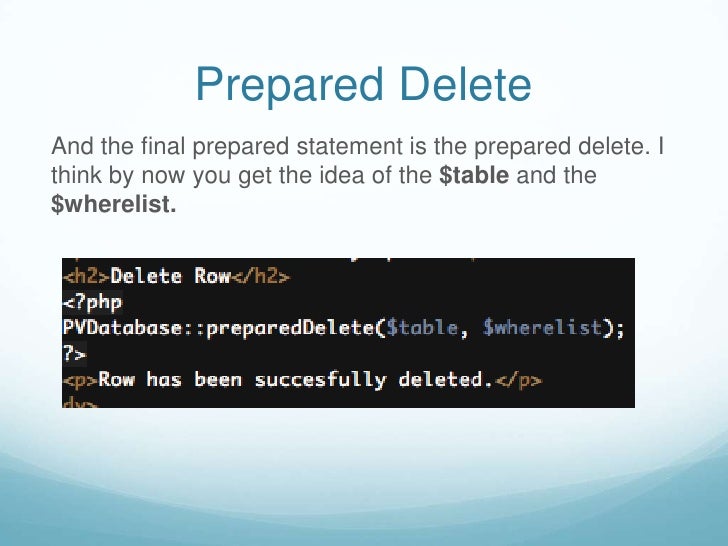 SQL Prepared Statements Tutorial