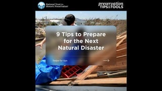 How to Prepare for the Next Natural Disaster