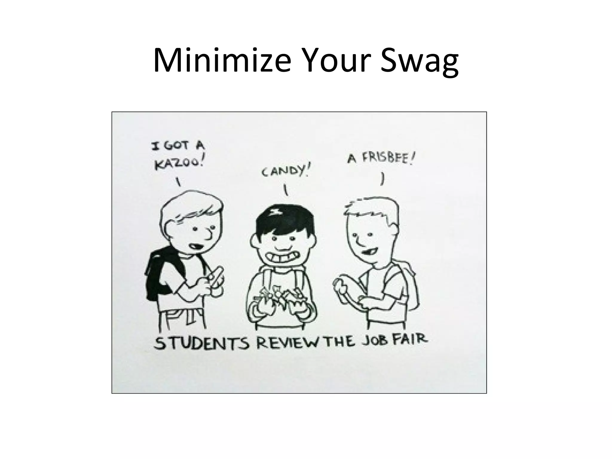 Minimize Your Swag 
 
