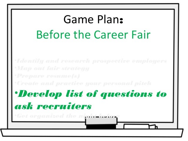 questions to ask at a career fair