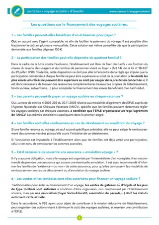 calculer le budget voyage scolaire | PDF