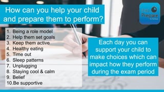 Top ten tips to support your child through their exams | PPTX
