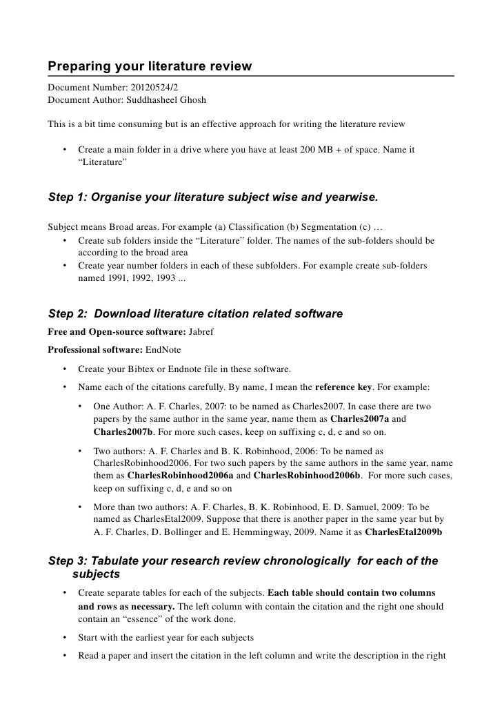 how to prepare article review