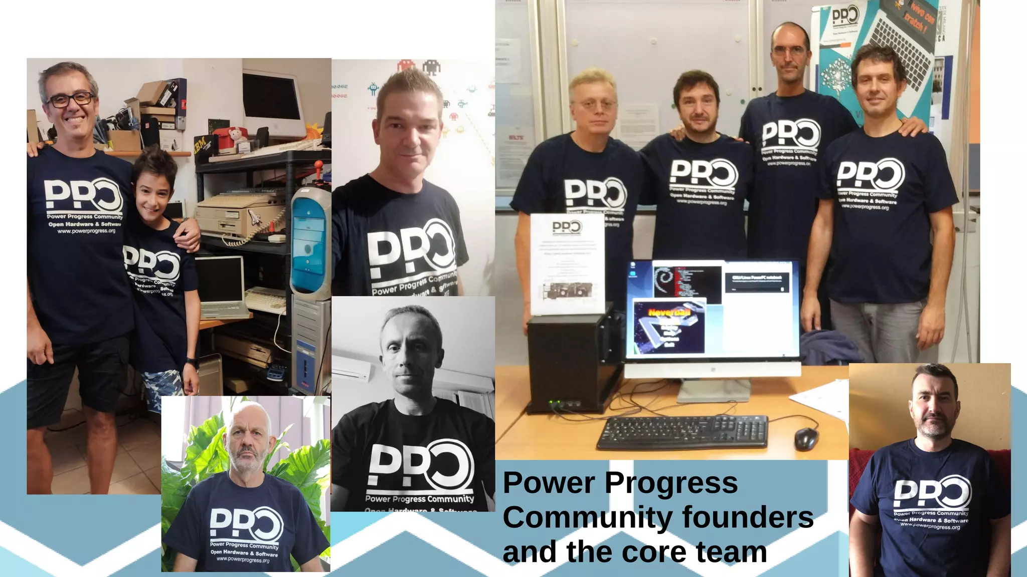 Power Progress
Community founders
and the core team
 