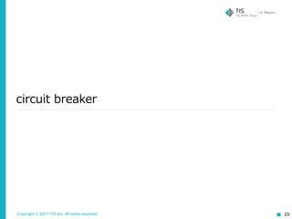 Copyright © 2017 TIS Inc. All rights reserved.
circuit breaker
23
 