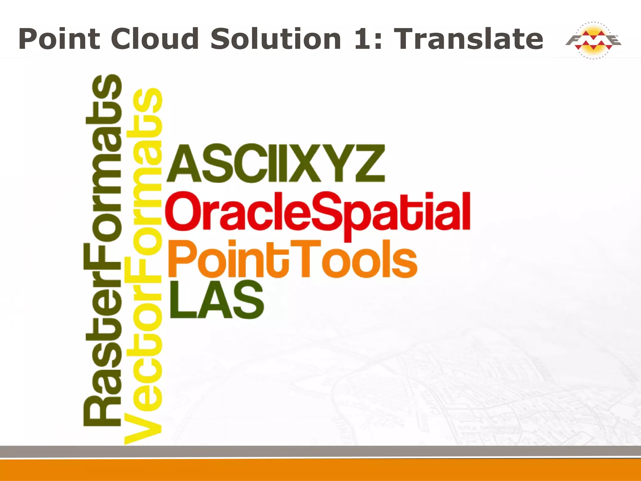 Point Cloud Solution 1: Translate
 
