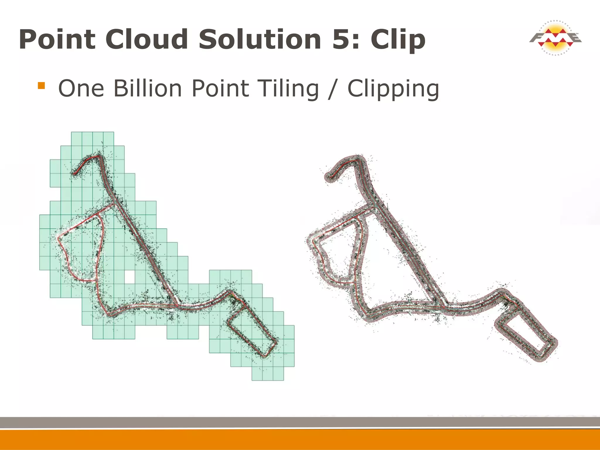 Point Cloud Solution 5: Clip
  One Billion Point Tiling / Clipping
 