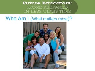 Who Am I (What matters most)?
 