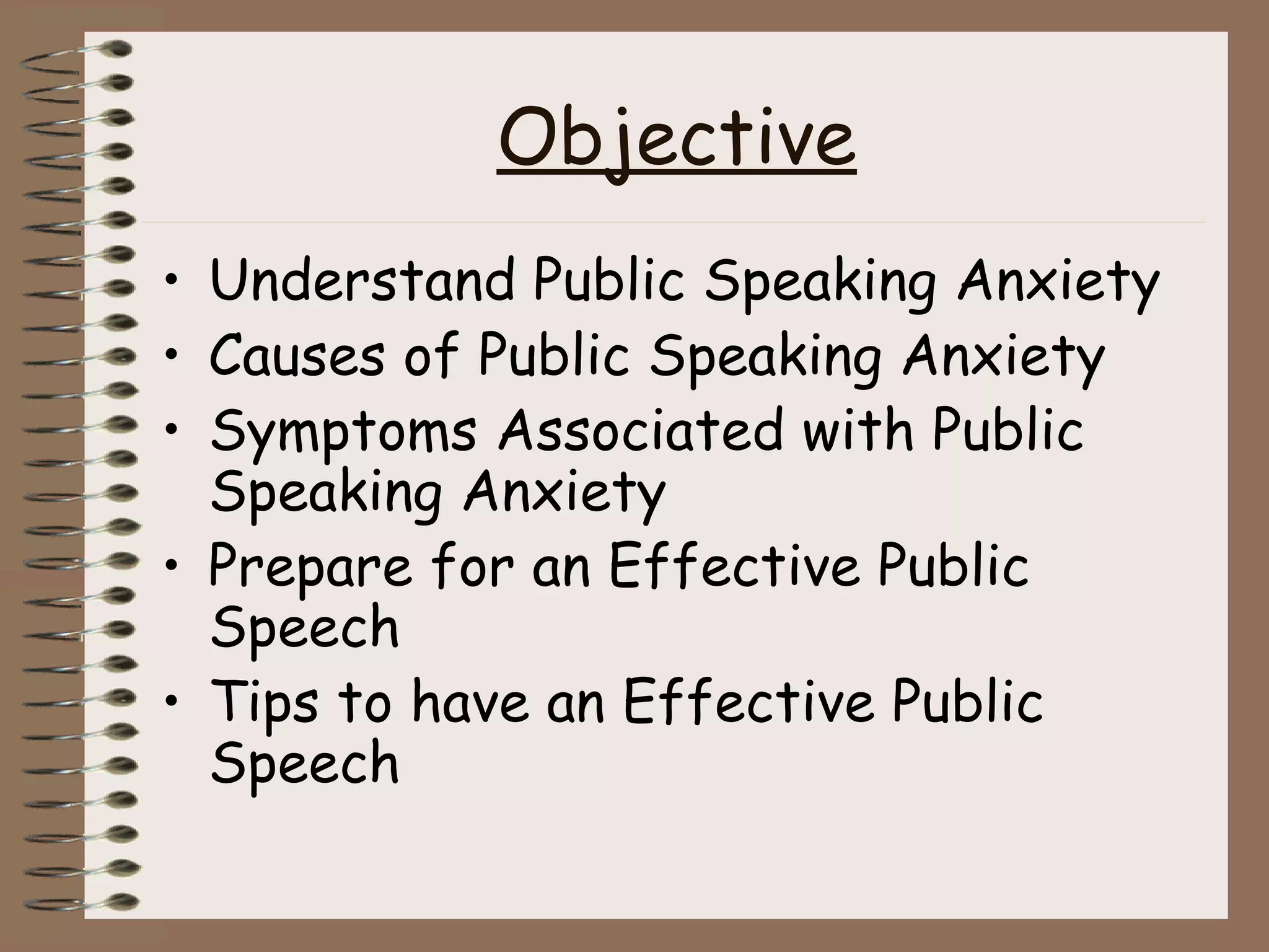 Fear Of Public Speaking | PPT