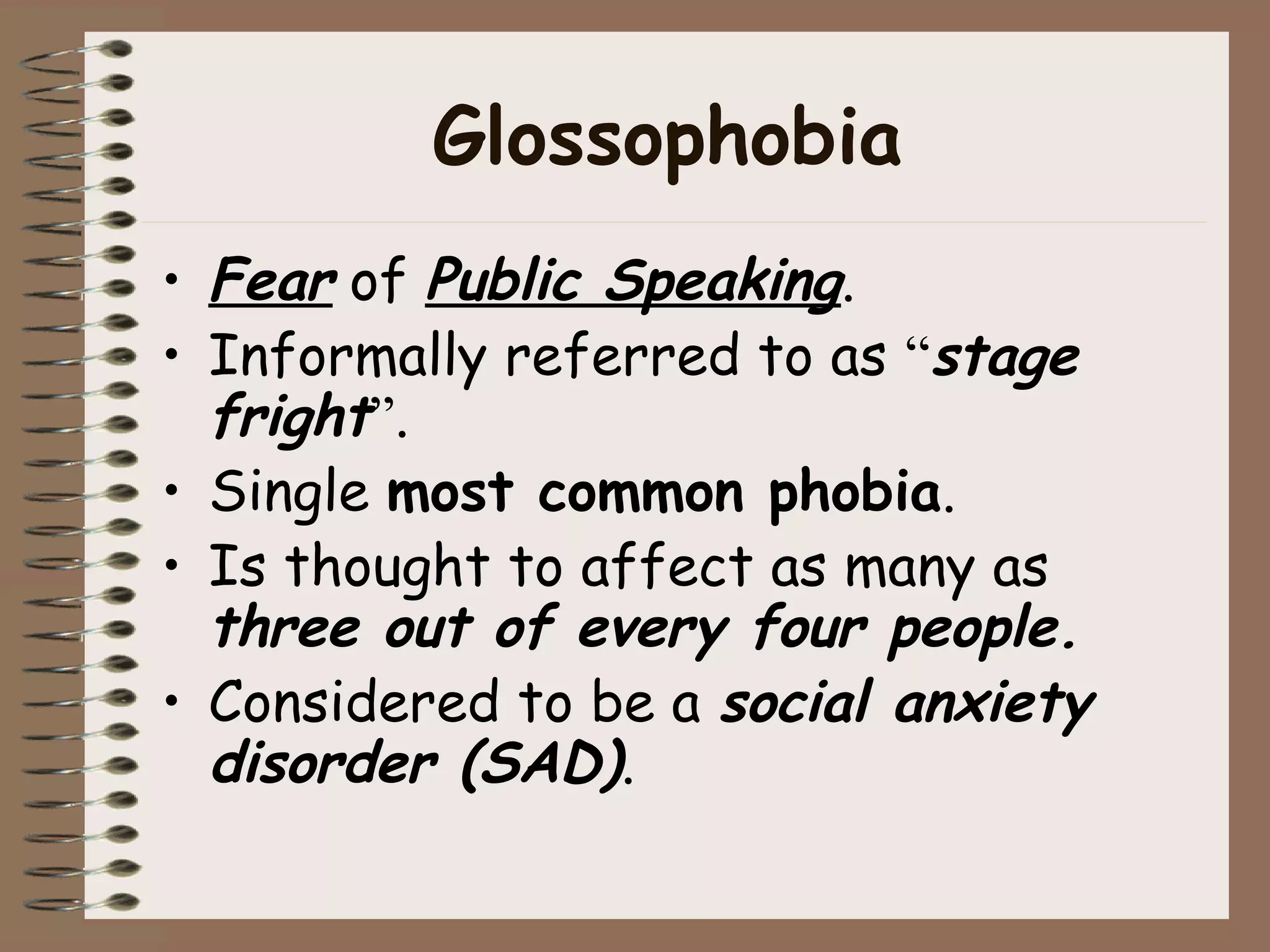 Fear Of Public Speaking | PPT