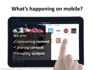 Content Marketing
In A Mobile World
 