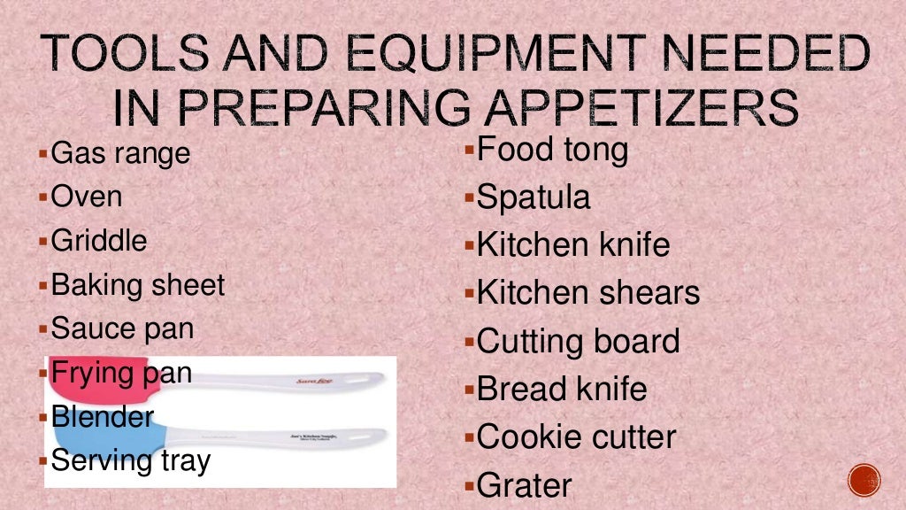 Preparing appetizers