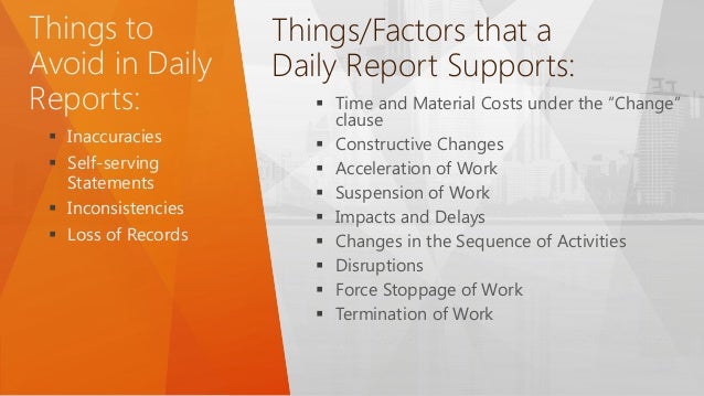preparing daily construction reports daily construction reports