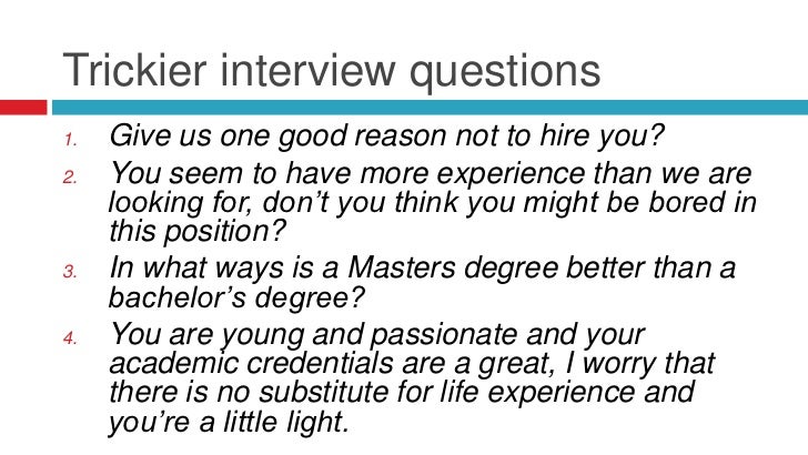 how to have a good interview