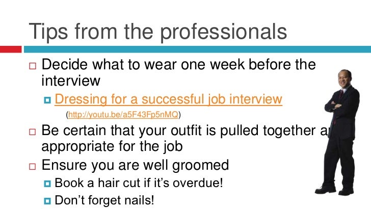 prepare for a job interview